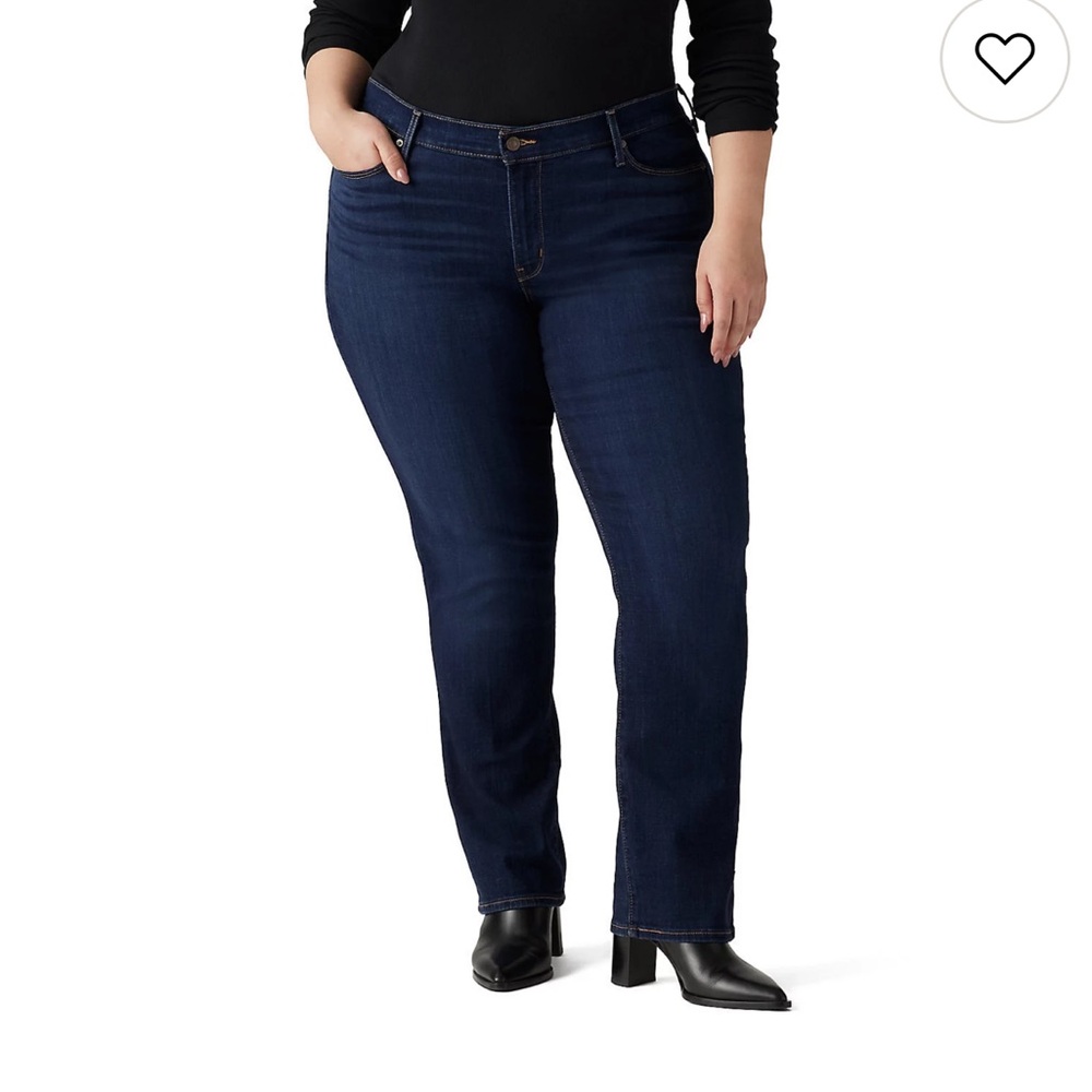 Levi's Classic Straight Dark Blue Jeans 18W M NWT